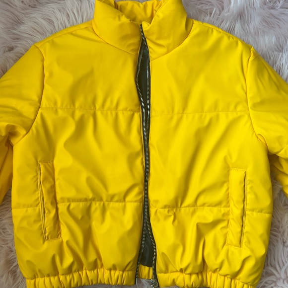 Yellow Wild Fable Puffer Jacket - Picture 2 of 3